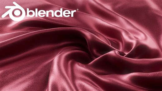 iBlender插件 5 分钟内建模制作丝质布料 Blender教程