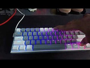 "Redragon Red Switches Typing Sound Test – ASMR Keyboard Experience"
