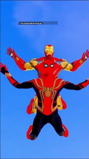 SPIDER-MAN + IRON-MAN = NEXT LEVEL IRON SPIDER! 😱GTA 5 Epic Mods #gta5 #spiderman