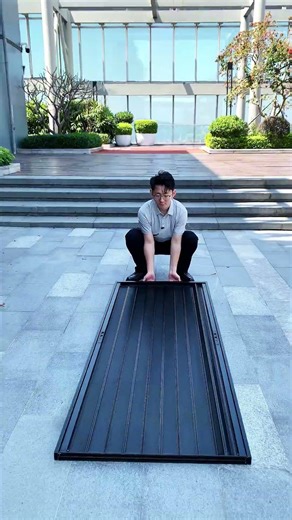 Summer Foldable Sliding Door: Mosquito and Insect Protection—Folds Up to Save Space!