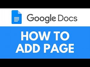 How To Add Page in Google Docs | Break Pages | Google Docs Tutorial