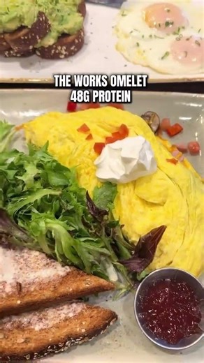 💪High Protein Breakfast Alert! #protein #highprotein #breakfast #gains