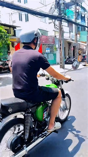Test ride Simson S51 VAPE model 1989 || Simson Saigon Channel #shorts