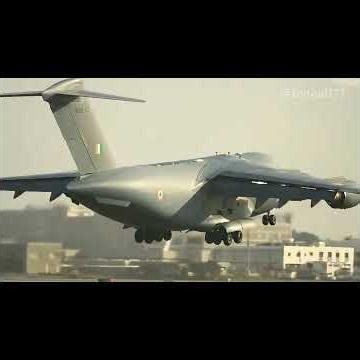C 17 transport plane landing🛬