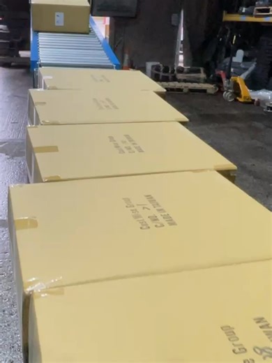 Unloading a Delivery Truck with Our Conveyor Belt