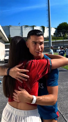 Ronaldo Meets His Biggest Fan? Celine Dept’s Epic Moment! #fans #football #cristianoronaldo #cr7.
