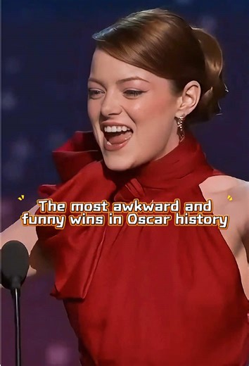 The most awkward and funny wins in Oscar history. #celebrityfunny #oscars #hollywood #oscarmemes