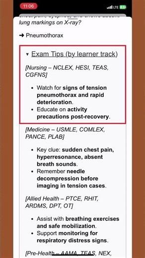 When the Lung Suddenly Collapses 🫁⚡