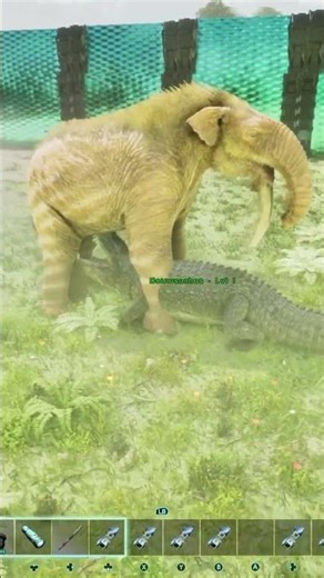 Deinosuchus Vs Deinotherium | Ark survival ascended | ark battles | ark mods | gameplay