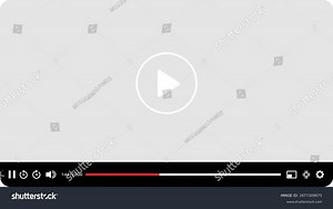 Modern Video Player Png Play Button Stock Vector (Royalty Free) 2677309675 | Shutterstock