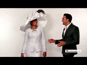 Dave & Megan Review Pretty In Pure White First Lady Church Suit by Donna Vinci 5443