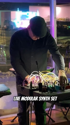 Clip of my live modular synth set #music #livemusic #modularsynth #electronicmusic #performance