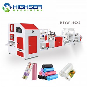 [Hot Item] Corn Starch Eco Friendly Bottom Sealing Fruit Vegetable Bag on Roll Bag Making Machine