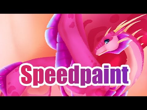 [MLP/dragon speedpaint] Blaize Skysong