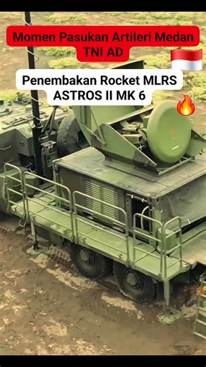 80K views · 1.9K reactions | Momen Pasukan Artileri Medan Penembakan Rocket MLRS Astros II MK 6 #fyp #reels #jangkauan | Awan Muda Blackbaret | Facebook