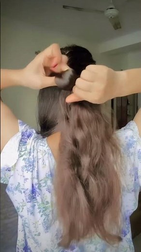 Easy half French braid hairstyle tutorial | half french braid open hairstyle ￼￼￼ 🥰