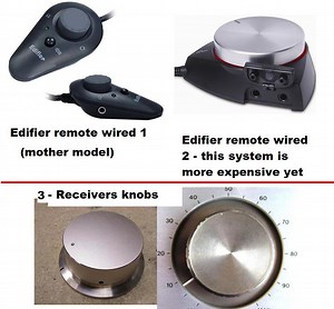 PC SPEAKERS: Wired Volume Remote Control With Perfume Cap