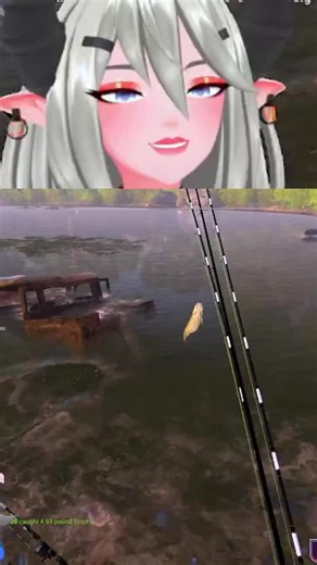 he summoned a fish #fishingplanet #vtuber #lewdtuber #twitchclips