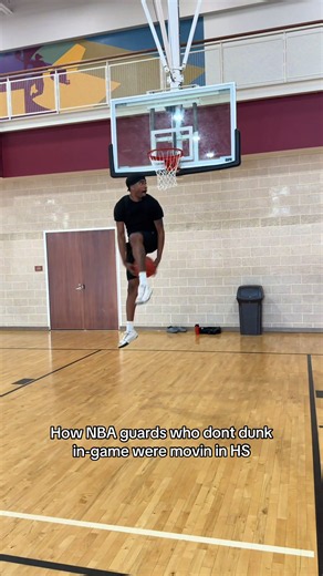How NBA guards who don't dunk in-game moved in high school