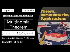 Multinomial Theorem || Properties of Multinomial Theorem || Lecture 05 || Examples (11 to 15)