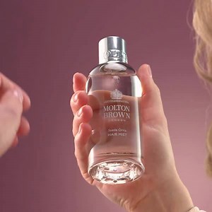 Start the day with a spritz of our NEW Suede Orris Hair Mist for a long lasting boost of fragrance. #PowerfullySoft http://bit.ly/2CZ2vNv | Molton Brown USA