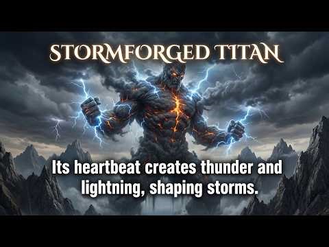Stormforged Titan #fantasy #mythicalcreatures #cinematic