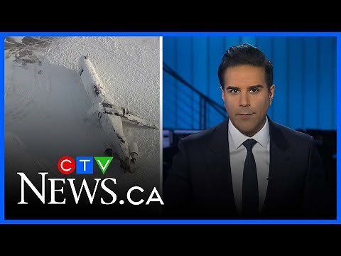 Video surfaces in fiery plane crash at Pearson | CTV National News at 11 for Monday Feb. 18 2025