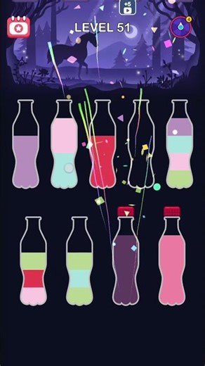 Hard Level Complete Water sort puzzle - Level 51✅😎😎😎😎😎😎😎😎💯 #puzzle puzzle #games#logicalgame