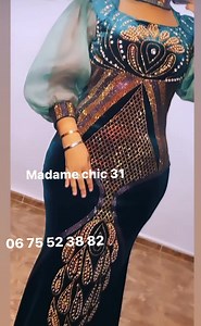 3K views · 188 reactions |  Robe Sirène avec des manches gonflées  6 couleur disponible • Taille : 1-2-3-4 ☎️ 06 75 52 38 82  Livraison disponible 58 wilayas | Madame chic | Facebook