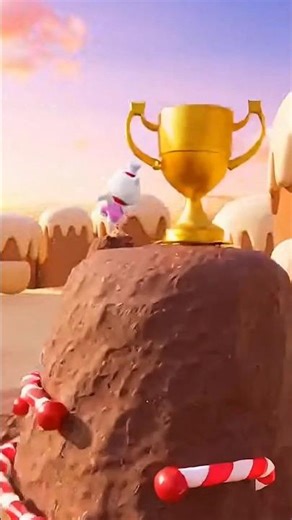 Mobile Runner Glitch Logic: The Cat Who Skipped the Trophy for a Secret 1-UP #shorts