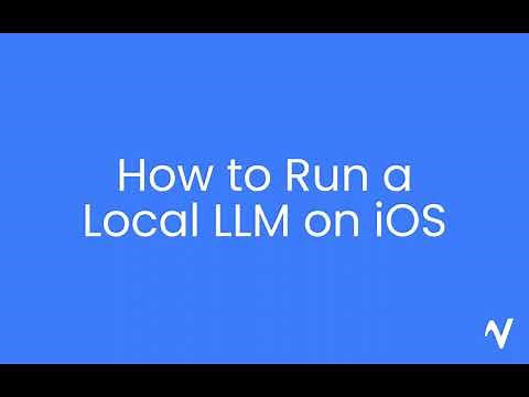 How to: Running a Local LLM on iOS with picoLLM