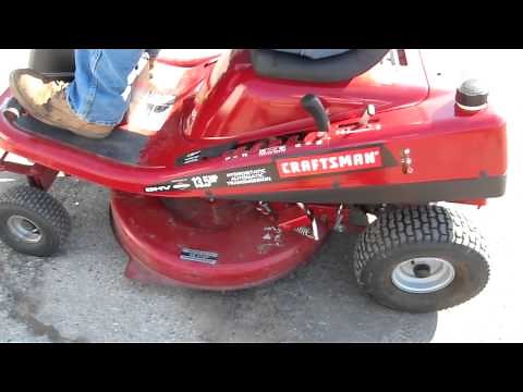 Craftsman 13.5 HP 30 Inch Mid Engine Riding Lawnmower
