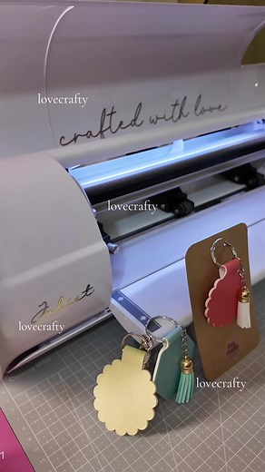 Faux Leather Keychain Making Project