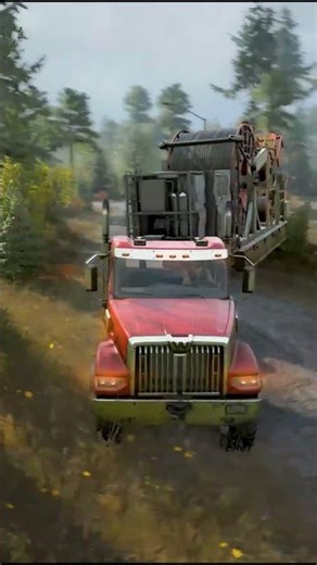 Western Star | Transporting the Transporting the coiled Tubing Trailer | Snow Runner