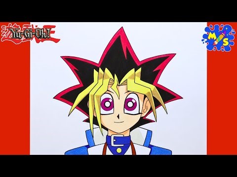 YUGIOH Drawing | How to Draw YUGI-MUTO Easy Step by Step