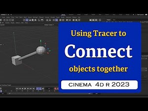 How to connect objects using a Tracer in Cinema 4D 2023 ‪@MaxonVFX‬