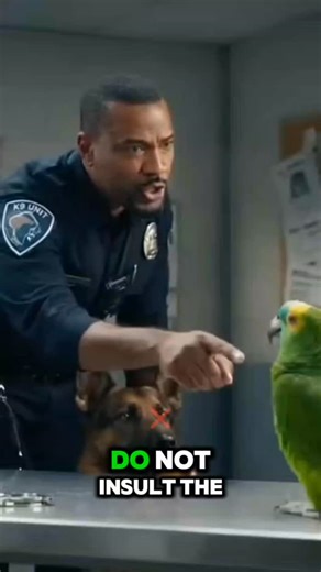 5.5K reactions · 390 shares | Larry just violated an ENTIRE K9 department  Dog didn’t even know what hit him. Drop your city + flag  #LarryTheParrot #TalkingParrot #AnimalComedy #FunnyAnimals #USAFunny #ComedyReels #BirdTok #ParrotLife #PoliceDog #K9Humor #RoastComedy #LaughWithLarry #ReelsUSA #ViralReels #DailyLaughs | Larry the Parrot | Facebook