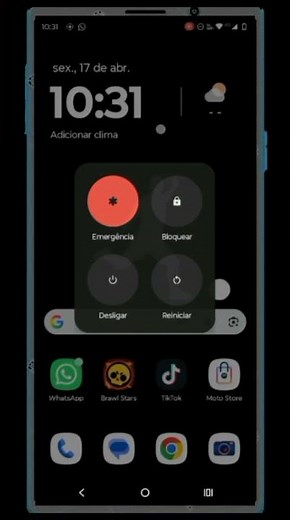 Motorola phone power button doesn't show the option to turn off #phone #motorola #quicktip