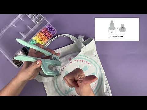 Button Snap Fastener Set - How-to - Crafts&Co