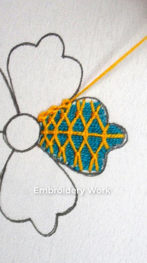 66K views · 399 reactions | Flower embroidery pattern殺 #virals...