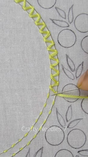 🔥Latest viral💚 neck border embroidery tutorial🔥 #reels2024viral #fbreels #border #diy #tutorial #embroidery #everyone #learning #viralreelsfb #satisfying #relax #useful #content #popular #cute #reelsviral #fypシ゚viral #fyp #support #facebookreels #foryou #shorts #viral #reels #trending #foryoupage #viralreels #viralvideo #reelsfb #reelsvideo | Crafty Needles 7