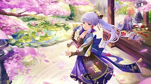 Spring Break Sakura Genshin Impact Live Wallpaper - MoeWalls