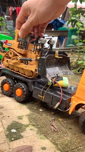 DIY off-road toy car with trailer and toy truck #rccar #rctruck #toyunboxing #toyreview