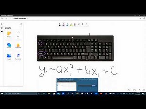 Quadratic Regression Tutorial (Desmos)