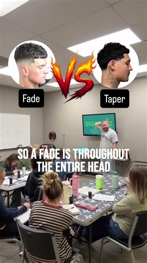 Fade vs Taper