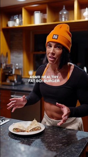 HEALTHY FAT BOI BURGER 🍔 HIGH-PROTEIN RECIPE THAT ACTUALLY SLAPS