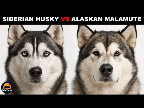 What Is The Difference Between Siberian Huskies and Alaskan Malamutes?
