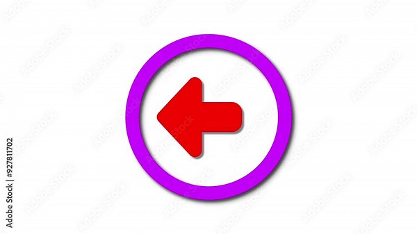 Directional arrow symbol. Arrow showing direction.