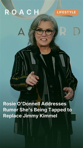 Rosie O'Donnell Addresses Rumor She's Being Tapped to Replace Jimmy Kimmel #shorts