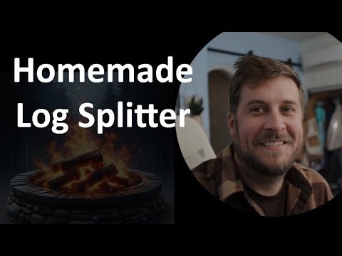 Homemade Log Splitter - Spring assisted arm